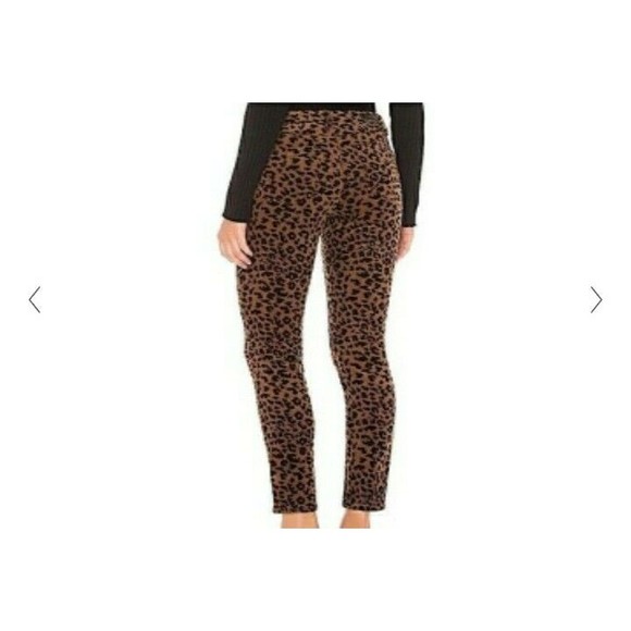 NWT Blank NYC The bond Leopard cordoroy Skinny Jeans pants Women's Size 25 - Picture 3 of 4